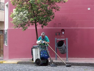 BsAs - San Telmo - Vuilnisman